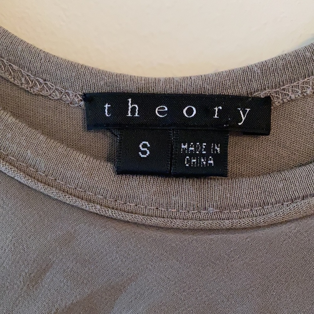 THEORY TIERED RUFFLE MINI DRESS - Picture 3 of 5